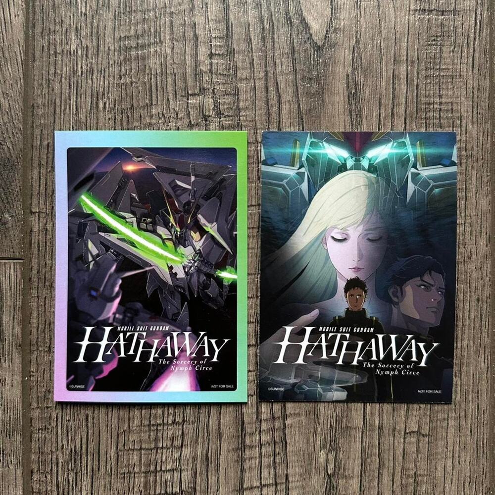 Mobile Suit Gundam Hathaway Sorcery Nymph Circe Movie Promo Mini Collector Card